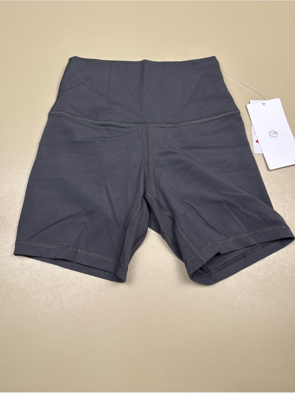 Colorfulkoala Biker Shorts XS Gray High Waisted Workout Yoga Athletic NWT